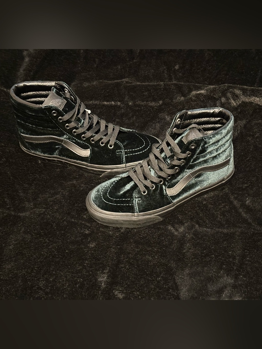 NEW Vans Sk8-Hi 'Velvet Green Black' Men's 7.5 / Women's 9